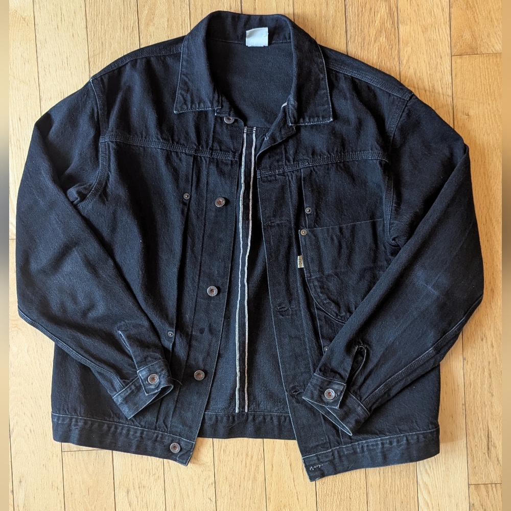 Railcar Fine Goods Black Denim Jacket
